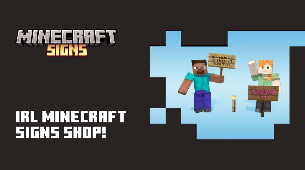 IRL Minecraft signs, paintings & more - Minecraft Signs